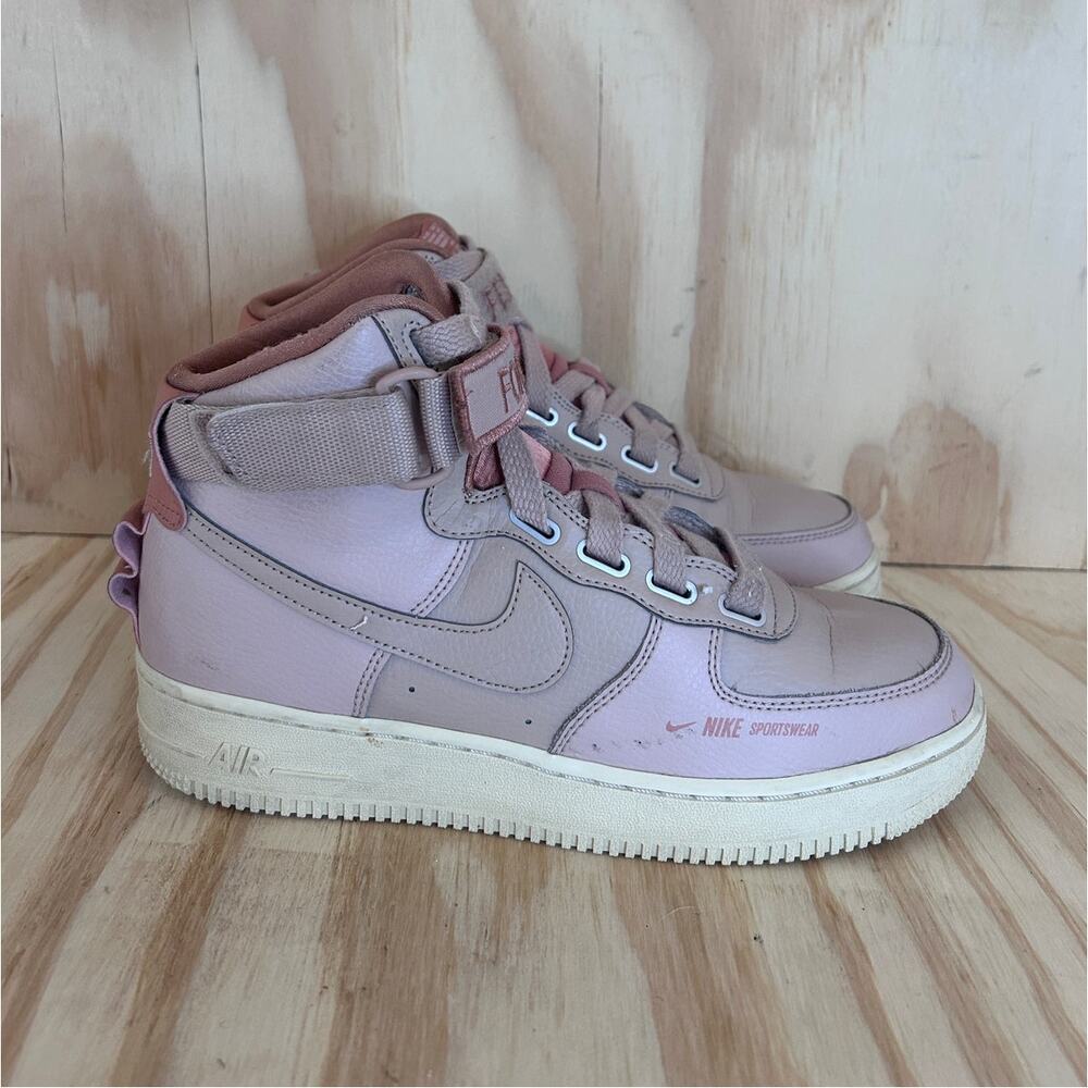 Nike - Air Force 1 High Utility - Sneakers - Pink - Women's - 9 - AJ7311-100